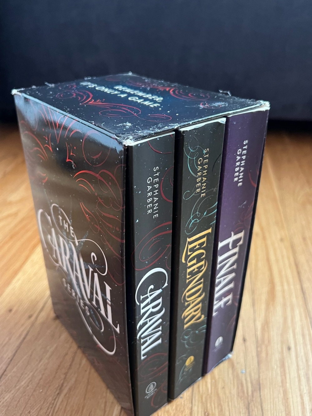 The Caraval Series Box Set - The Caraval, Legendary, Finale - Dark Teal & Purple - Picture 3 of 8